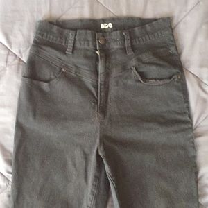 BDG high rise seam jean in black